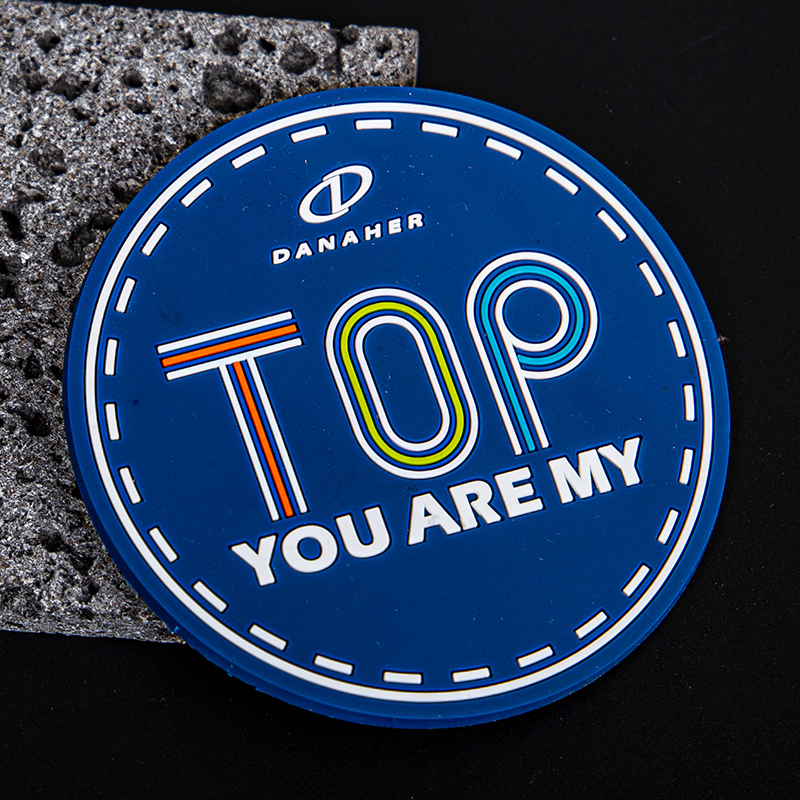 Customize Any Logo Selling High Quality Promotional Gifts Coasters Rubber Patches Sports Badge Rubber Label Silicone Armband