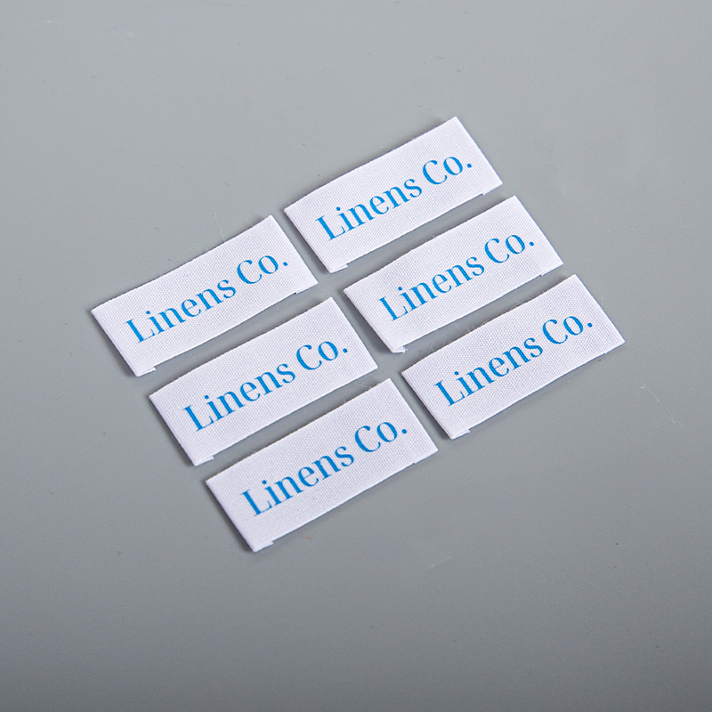 Custom T-shirt Private Organic Cotton Label Clothing Baby Hoodies Inside Cotton Neck Cotton Label Tag Tags Silk Screen Print