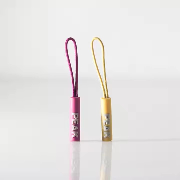 Fashion Design PVC Puller Zipper Bag File Pocket Document Pouch High Quality Cylinder Plastic Zipper Pull Slider