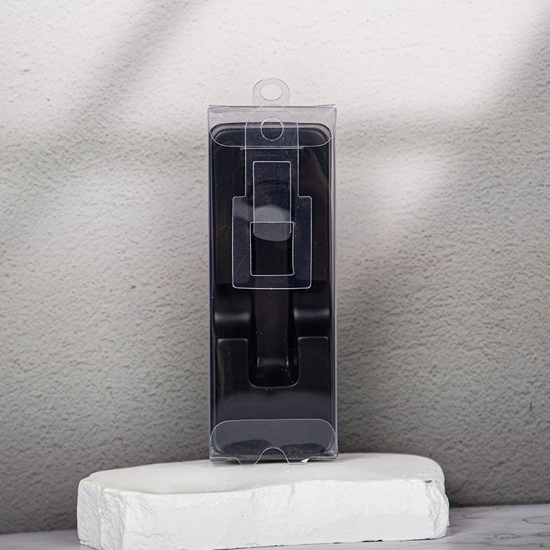 Recycled Plastic Printed Frosted Box Display Packaging Folding Acetate Boxes for Consumer Electronics