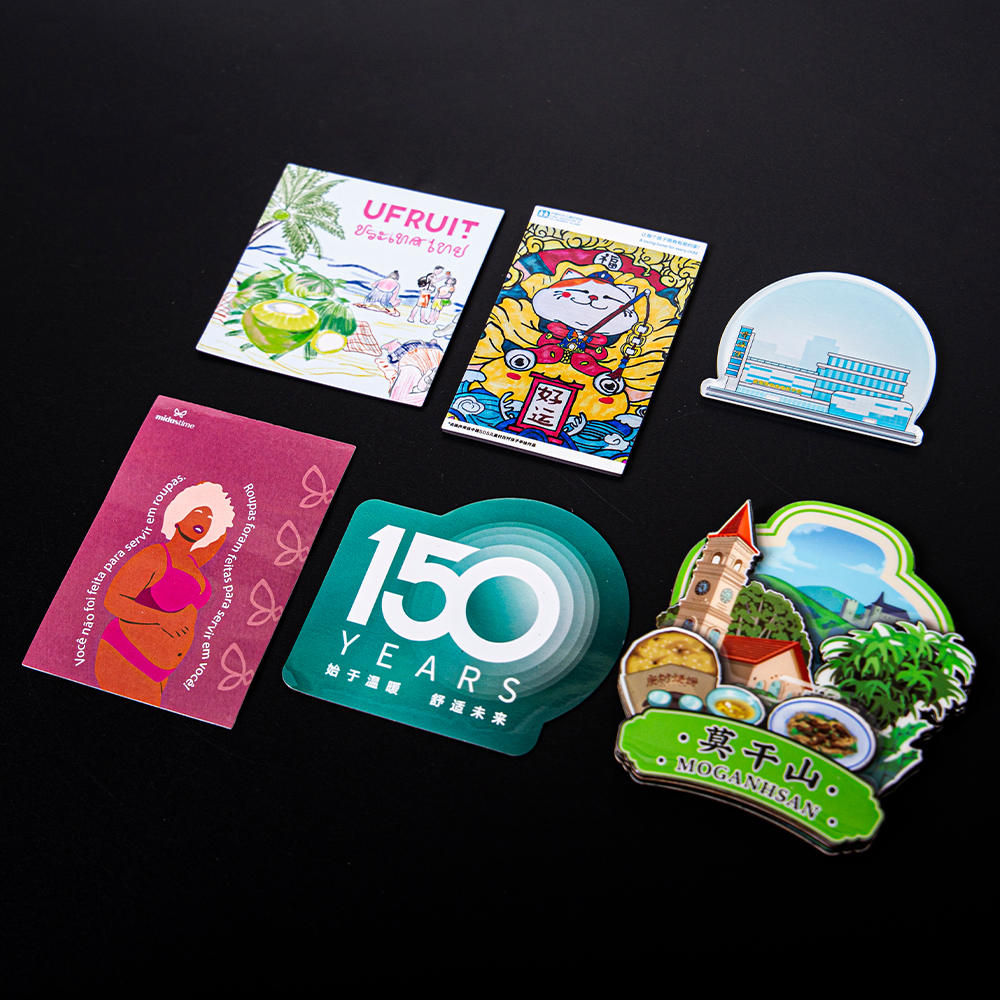 Factory Direct Custom Color Printed Fridge Magnets Various Materials High Quality Packaging & Printing Products