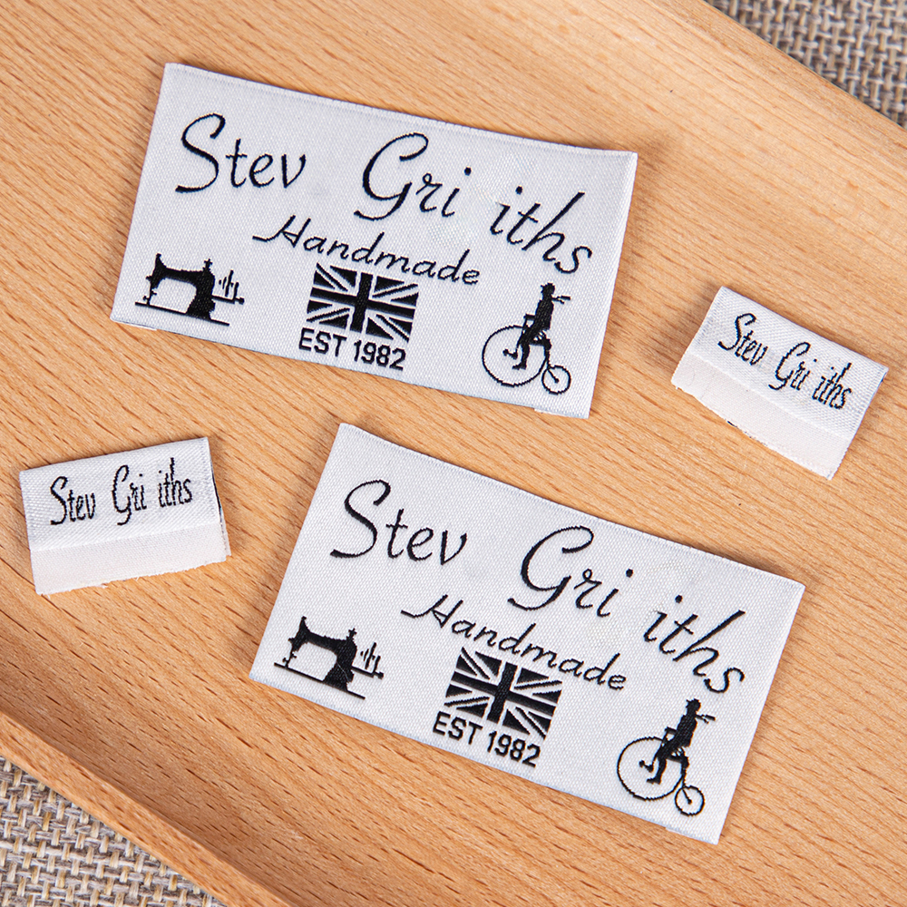 The subtle details in woven labels reveal a brand's warmth