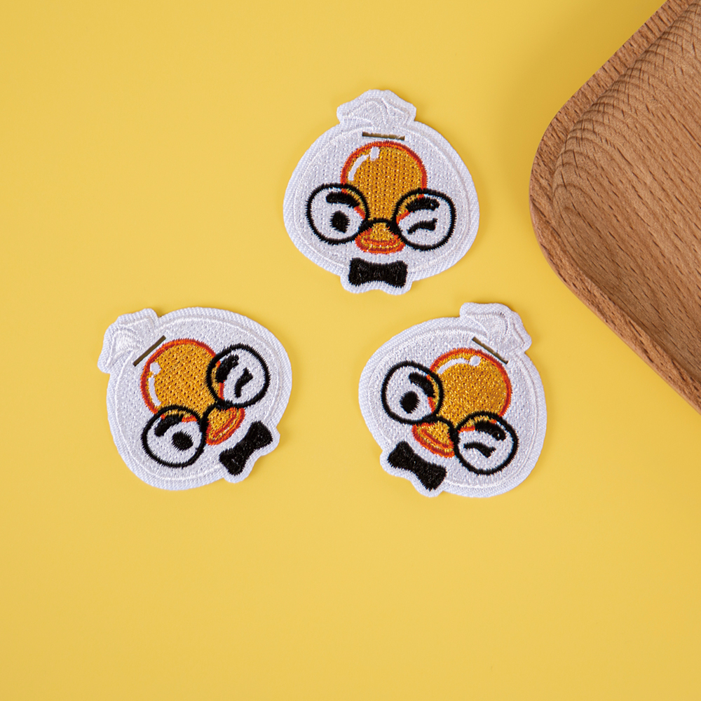 Add a touch of cuteness to your outfit! These soft, cartoon embroidered patches are all about adorableness