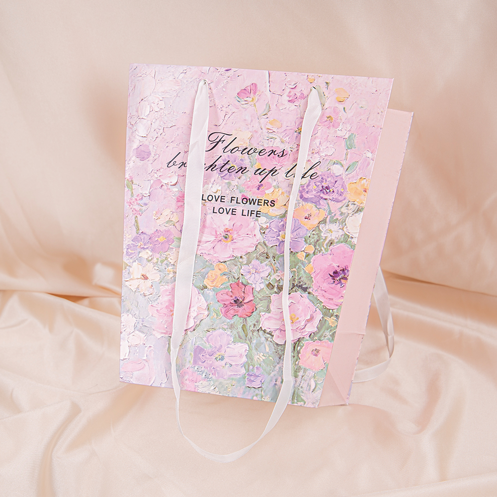 Oil Painting-Style Floral Tote Bag | Wrap Your Gift in Tenderness and Romance
